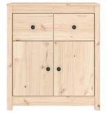 VidaXL Dressoir 70x35x80 cm massief grenenhout