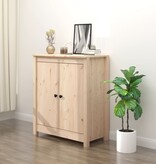 VidaXL Dressoir 70x35x80 cm massief grenenhout