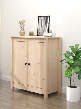VidaXL Dressoir 70x35x80 cm massief grenenhout