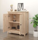 VidaXL Dressoir 70x35x80 cm massief grenenhout