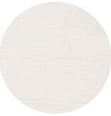 VidaXL Tafelblad Ø40x2,5 cm massief grenenhout wit