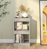 VidaXL Boekenkast/kamerscherm 40x30x72 cm grijs sonoma eikenkleurig
