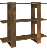 VidaXL Boekenkast/kamerscherm 100x30x87 cm gerookt eikenkleurig