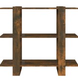 VidaXL Boekenkast/kamerscherm 100x30x87 cm gerookt eikenkleurig