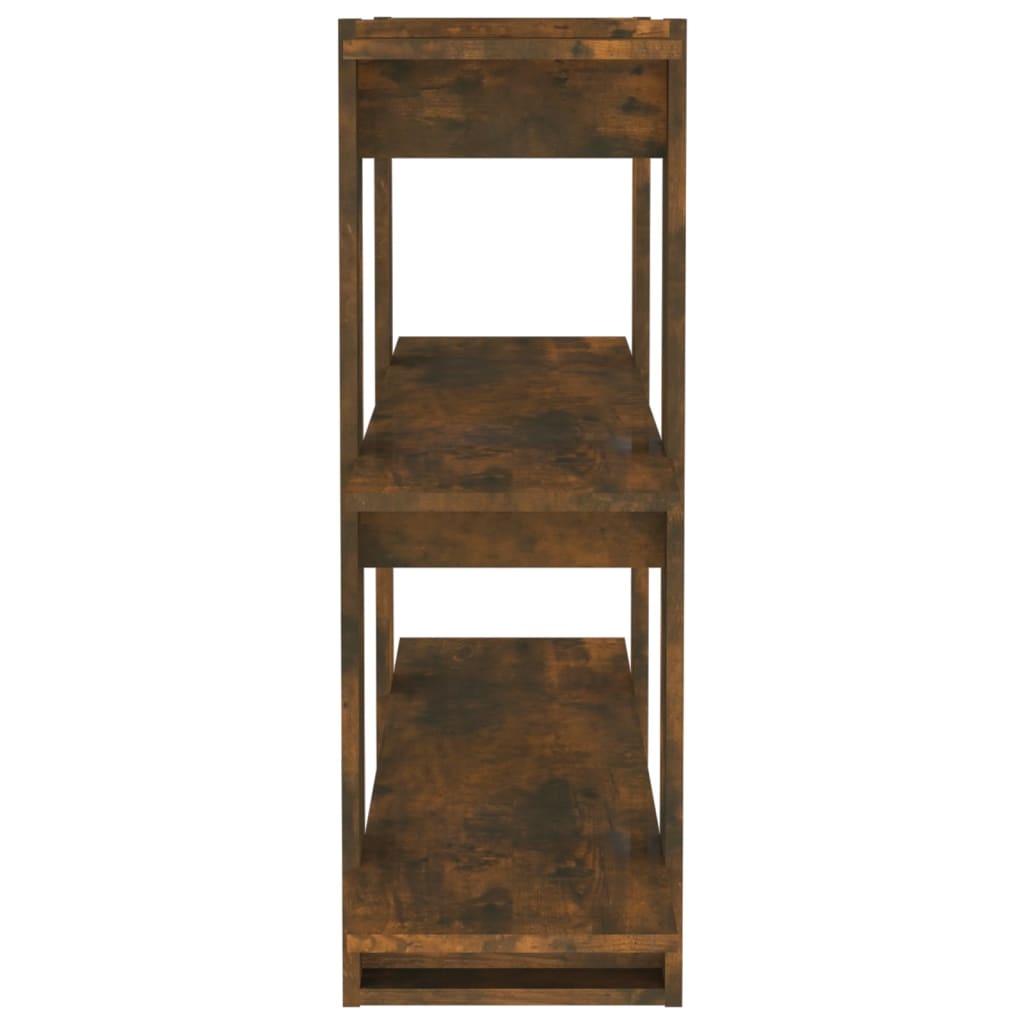 VidaXL Boekenkast/kamerscherm 100x30x87 cm gerookt eikenkleurig