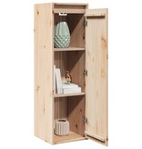 VidaXL Wandkasten 2 st 30x30x100 cm massief grenenhout