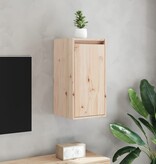 VidaXL Wandkasten 2 st 30x30x60 cm massief grenenhout