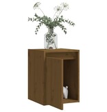 VidaXL Wandkast 30x30x40 cm massief grenenhout honingbruin