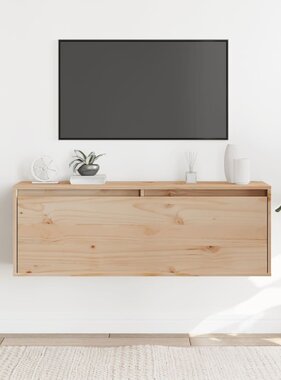 VidaXL Wandkast 100x30x35 cm massief grenenhout