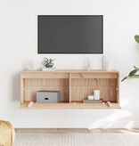 VidaXL Wandkast 100x30x35 cm massief grenenhout