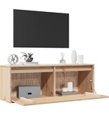 VidaXL Wandkast 100x30x35 cm massief grenenhout