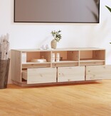 VidaXL Tv-meubel 140x37x50 cm massief grenenhout