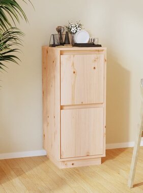 VidaXL Dressoir 31,5x34x75 cm massief grenenhout
