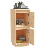 VidaXL Dressoir 31,5x34x75 cm massief grenenhout