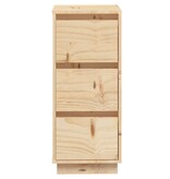 VidaXL Dressoirs 2 st 32x34x75 cm massief grenenhout