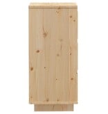 VidaXL Dressoirs 2 st 32x34x75 cm massief grenenhout