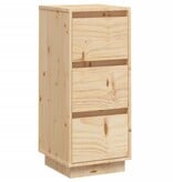 VidaXL Dressoir 32x34x75 cm massief grenenhout