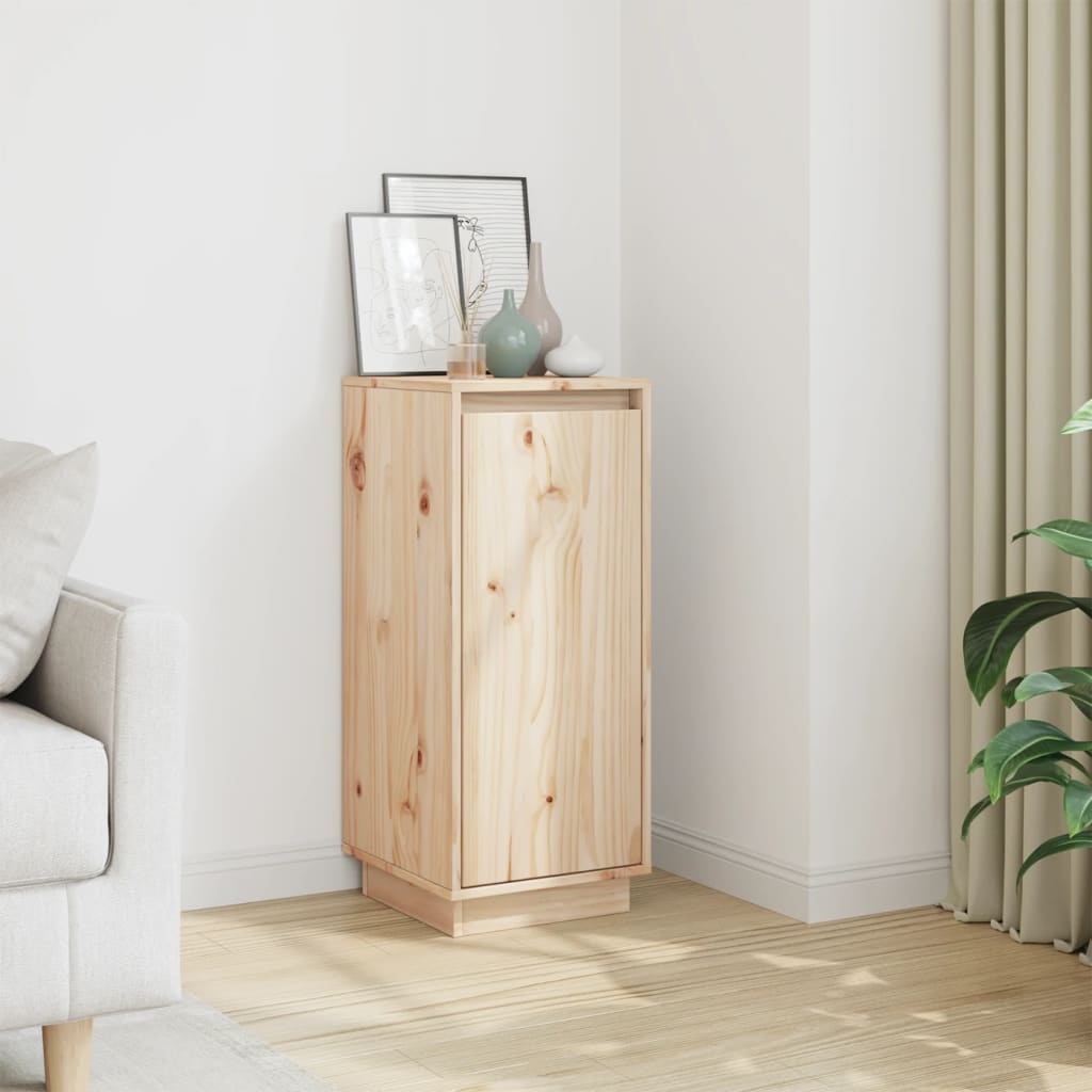 VidaXL Dressoir 31,5x34x75 cm massief grenenhout