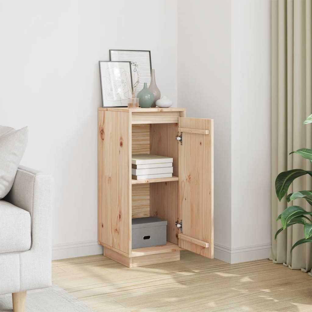 VidaXL Dressoir 31,5x34x75 cm massief grenenhout