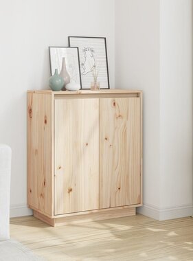 VidaXL Dressoir 60x34x75 cm massief grenenhout