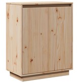 VidaXL Dressoir 60x34x75 cm massief grenenhout
