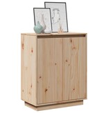 VidaXL Dressoir 60x34x75 cm massief grenenhout