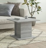 VidaXL Salontafel 55,5x55,5x40 cm spaanplaat grijs sonoma eikenkleurig