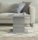 VidaXL Salontafel 55,5x55,5x40 cm spaanplaat grijs sonoma eikenkleurig