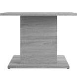 VidaXL Salontafel 55,5x55,5x40 cm spaanplaat grijs sonoma eikenkleurig