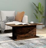 VidaXL Salontafel 102x55,5x40 cm bewerkt hout gerookt eikenkleurig
