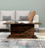 VidaXL Salontafel 102x55,5x40 cm bewerkt hout gerookt eikenkleurig