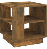 VidaXL Salontafel 40x40x43 cm bewerkt hout gerookt eikenkleurig