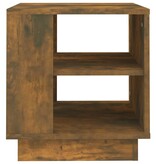 VidaXL Salontafel 40x40x43 cm bewerkt hout gerookt eikenkleurig