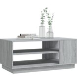 VidaXL Salontafel 102x55x43 cm bewerkt hout grijs sonoma eikenkleurig