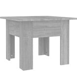 VidaXL Salontafel 55x55x42 cm bewerkt hout grijs sonoma eikenkleurig