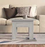 VidaXL Salontafel 55x55x42 cm bewerkt hout grijs sonoma eikenkleurig