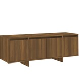 VidaXL Tv-meubel 120x30x40,5 cm bewerkt hout bruin eikenkleur