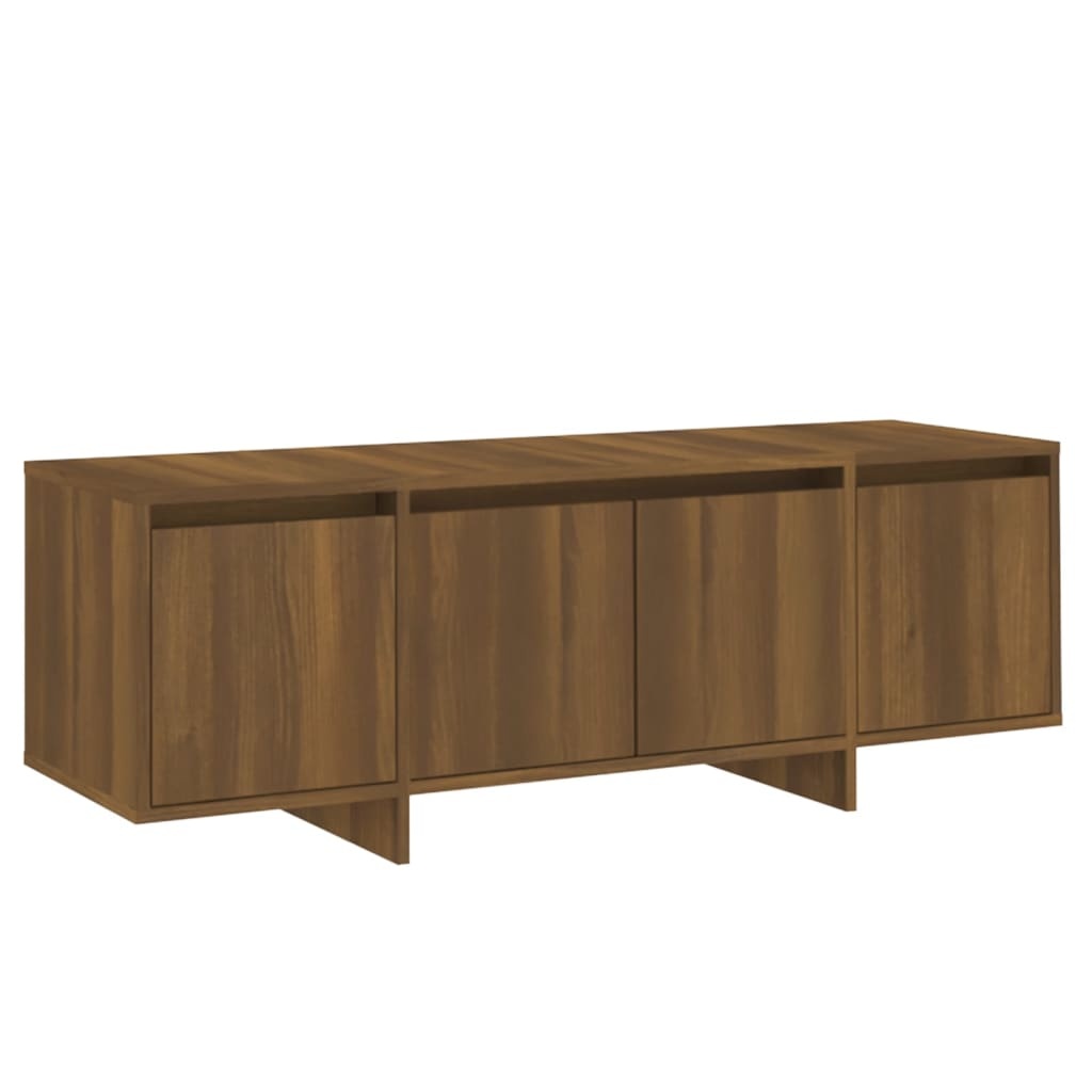 VidaXL Tv-meubel 120x30x40,5 cm bewerkt hout bruin eikenkleur