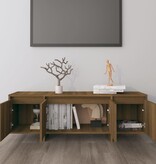 VidaXL Tv-meubel 120x30x40,5 cm bewerkt hout bruin eikenkleur