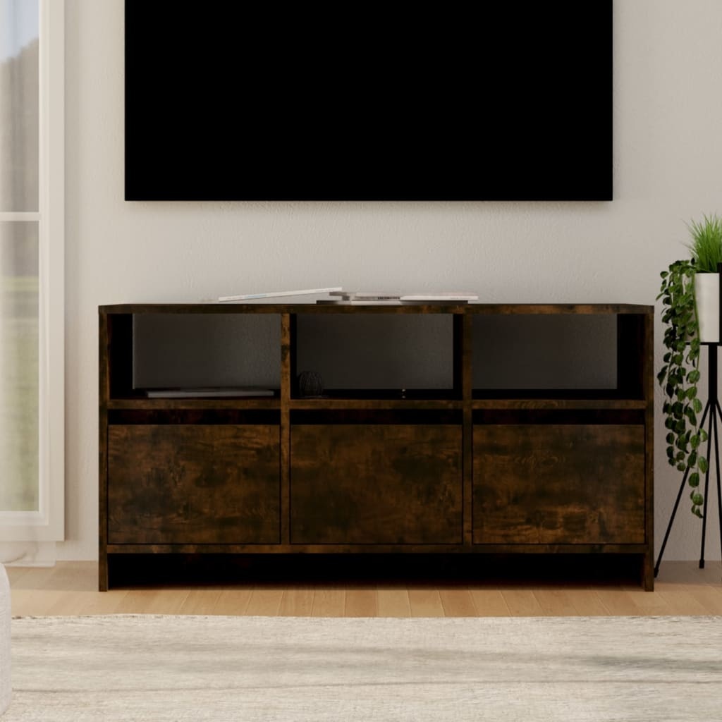 VidaXL Tv-meubel 102x37,5x52,5 cm bewerkt hout gerookt eikenkleurig