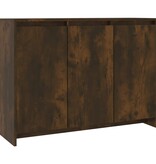 VidaXL Dressoir 102x33x75 cm bewerkt hout gerookt eikenkleurig
