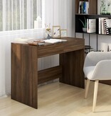 VidaXL Bureau 101x50x76,5 cm spaanplaat bruin eikenkleur
