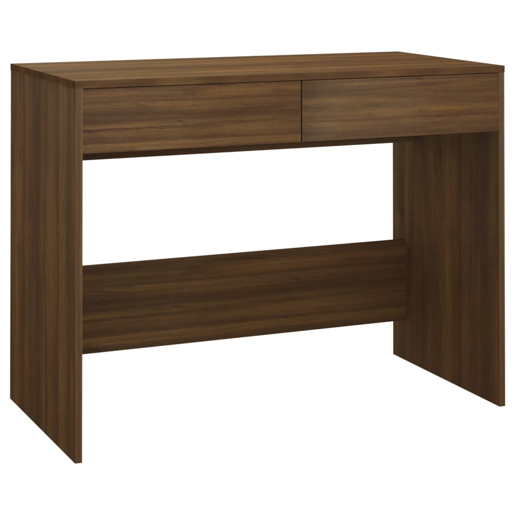 VidaXL Bureau 101x50x76,5 cm spaanplaat bruin eikenkleur