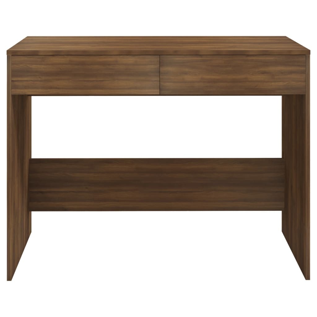 VidaXL Bureau 101x50x76,5 cm spaanplaat bruin eikenkleur