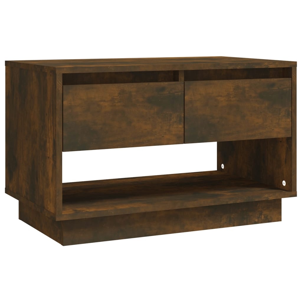 VidaXL Tv-meubel 70x41x44 cm bewerkt hout gerookt eikenkleurig
