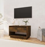 VidaXL Tv-meubel 70x41x44 cm bewerkt hout gerookt eikenkleurig