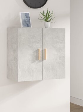 VidaXL Wandkast 60x30x60 cm bewerkt hout betongrijs