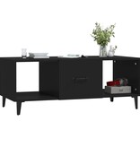 VidaXL Salontafel 102x50x40 cm bewerkt hout zwart