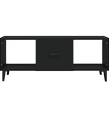 VidaXL Salontafel 102x50x40 cm bewerkt hout zwart