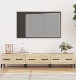 VidaXL Tv-meubel 150x34,5x30 cm bewerkt hout sonoma eikenkleurig